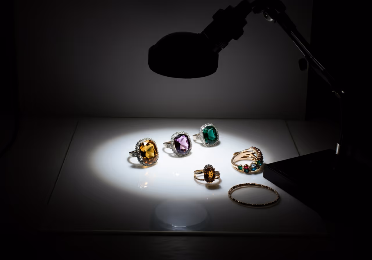 How to Photograph Jewelry in a Light Box